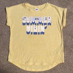 4T PLAY Old Navy Yellow Summer Vibes Tee